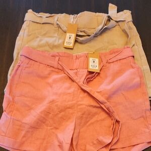 Revamped Tan & Salmom Women's Shorts Bundle